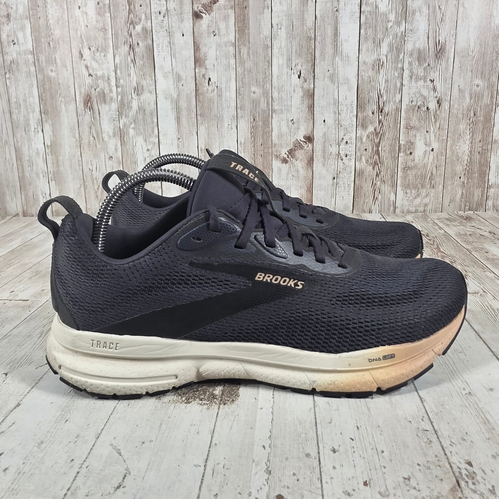 Brooks Trace 4 Womens Running Shoes Black Rose Gold 1204411B037 Size 9